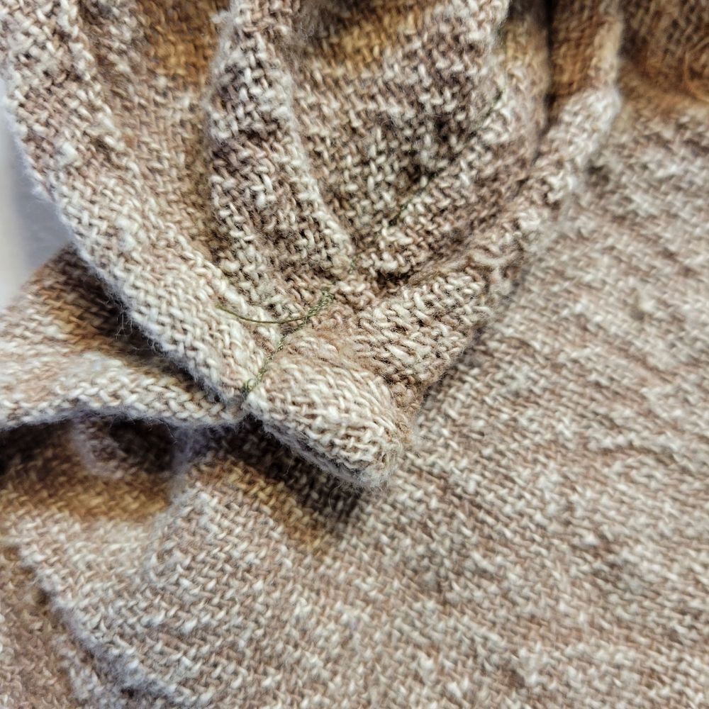 Sacred Threads Boho Cotton Patchwork Neutral Butt… - image 7